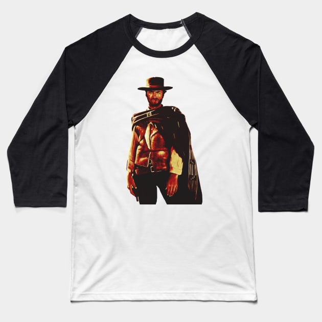 The Good The Bad And The Ugly Baseball T-Shirt by Pop Laris Manis